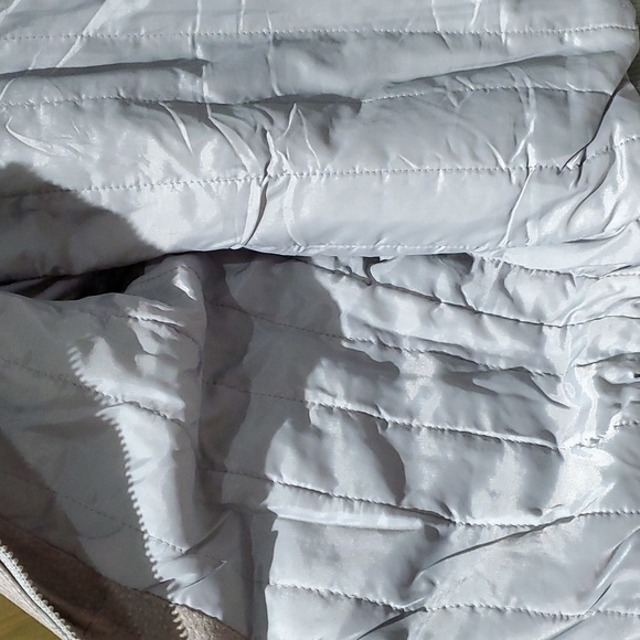 VINTAGE 80S 90S SERGIO VALENTE GENUINE LEATHER SUEDE BOMBER JACKET GRAY - Picture 10 of 11